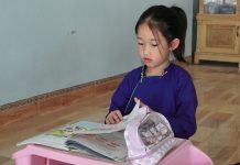 Giúp học sinh vùng cao tìm về con chữ sau những ngày bão lũ
