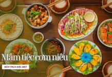 Mâm cơm niêu phong vị hiện đại cho trưa cuối tuần