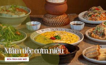 Mâm cơm niêu sáu món hương vị thân quen