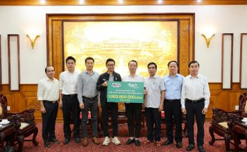 Carlsberg Việt Nam ủng hộ 1,5 tỉ đồng hỗ trợ người dân vùng lũ Huế và Đà Nẵng