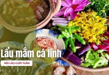 Bữa trưa cuối tuần sum vầy bên nồi lẩu mắm cá linh