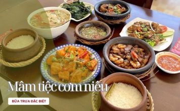 Mâm cơm niêu cuối tuần đậm vị miền quê